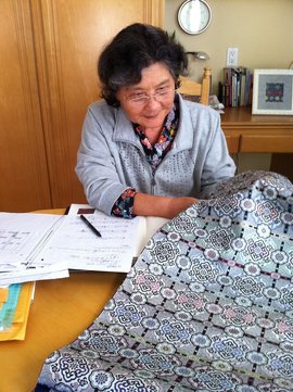 北京钱小萍-批非物质文化遗产项目宋锦织造技艺代表性传承人